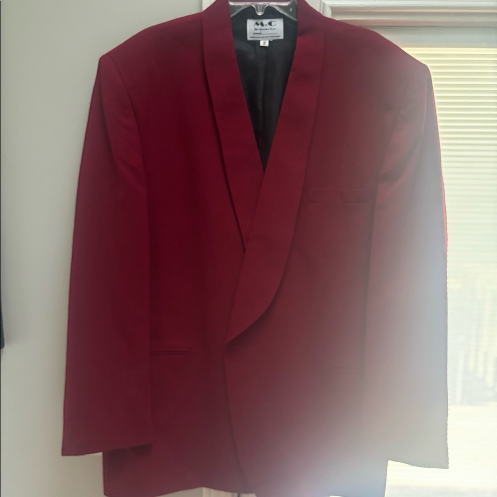 Men's Red Blazer by
